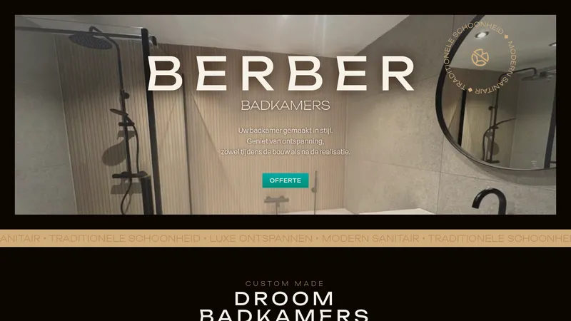 Website van Berber Badkamers