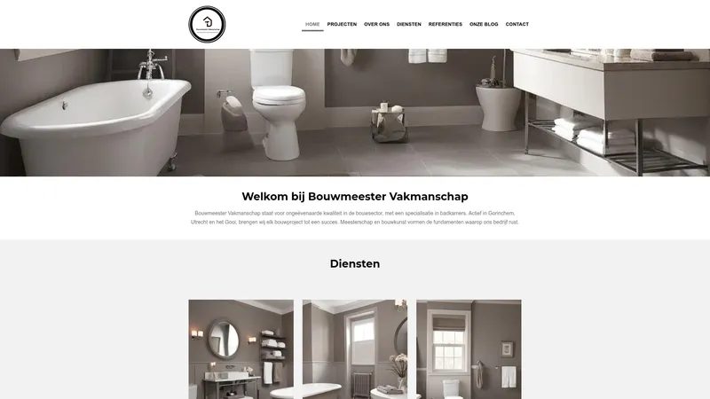 Website van Bouwmeester Vakmanschap