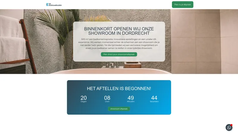 Website van De Badkameraden