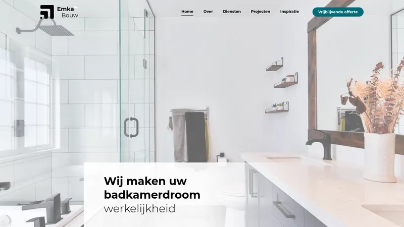 Website van Emka Bouw
