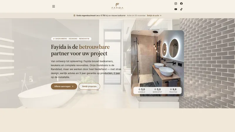 Website van Fayida