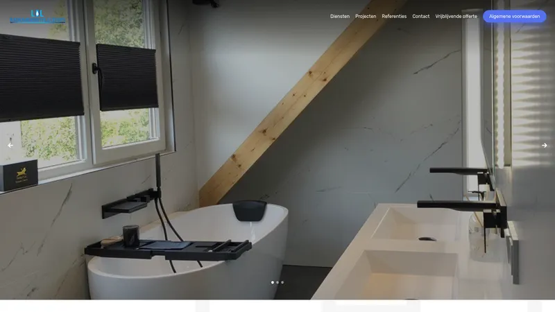 Website van LDL Badkamerinstallateurs B.V.