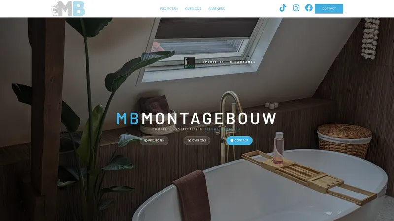 Website van MB Montagebouw