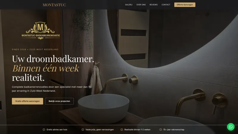 Website van Montastuc-Badkamerrenovatie