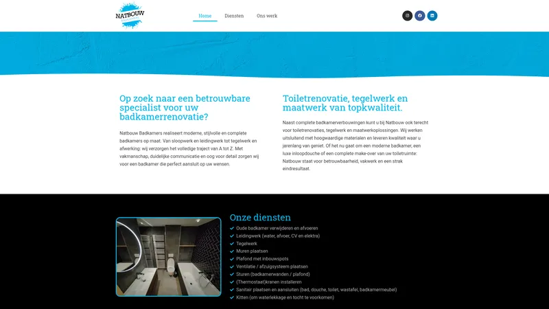 Website van natbouw badkamers