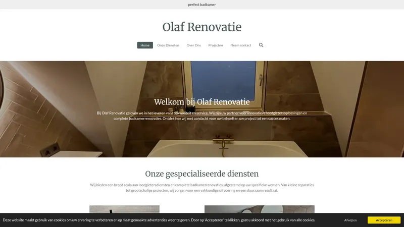 Website van Olaf renovatie