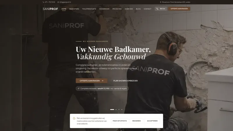 Website van SANIPROF